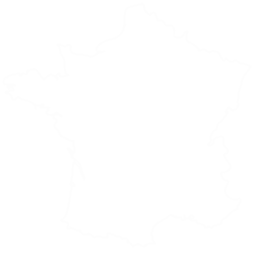 Carte de France situant Bordeaux
